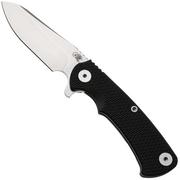 Afbeelding voor Rick Hinderer Project X PJX-MC-SF-WF-BK, Stonewashed CPM MagnaCut Sheepsfoot, Working Finish Titanium, Black G10, zakmes