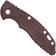Image pour Rick Hinderer XM-18 3" plaquette de manche, Smooth Burgundy Micarta