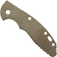 Image pour Rick Hinderer XM-18 3" plaquette de manche, Textured OD Green Micarta