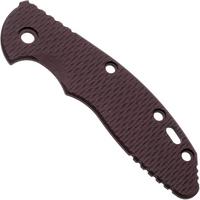 Imagen para Rick Hinderer XM18 3,5” cachas, Burgundy Canvas Micarta