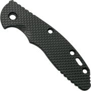 Rick Hinderer XM-18 3,5” greepschaal, Smooth Carbonfiber