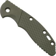 Rick Hinderer XM-18 3,5" capa, Faux Bolster OD-Green G10