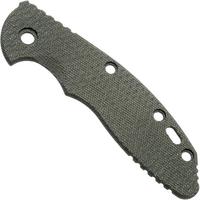 Image for Rick Hinderer XM18 3,5” scale, Green Canvas Micarta