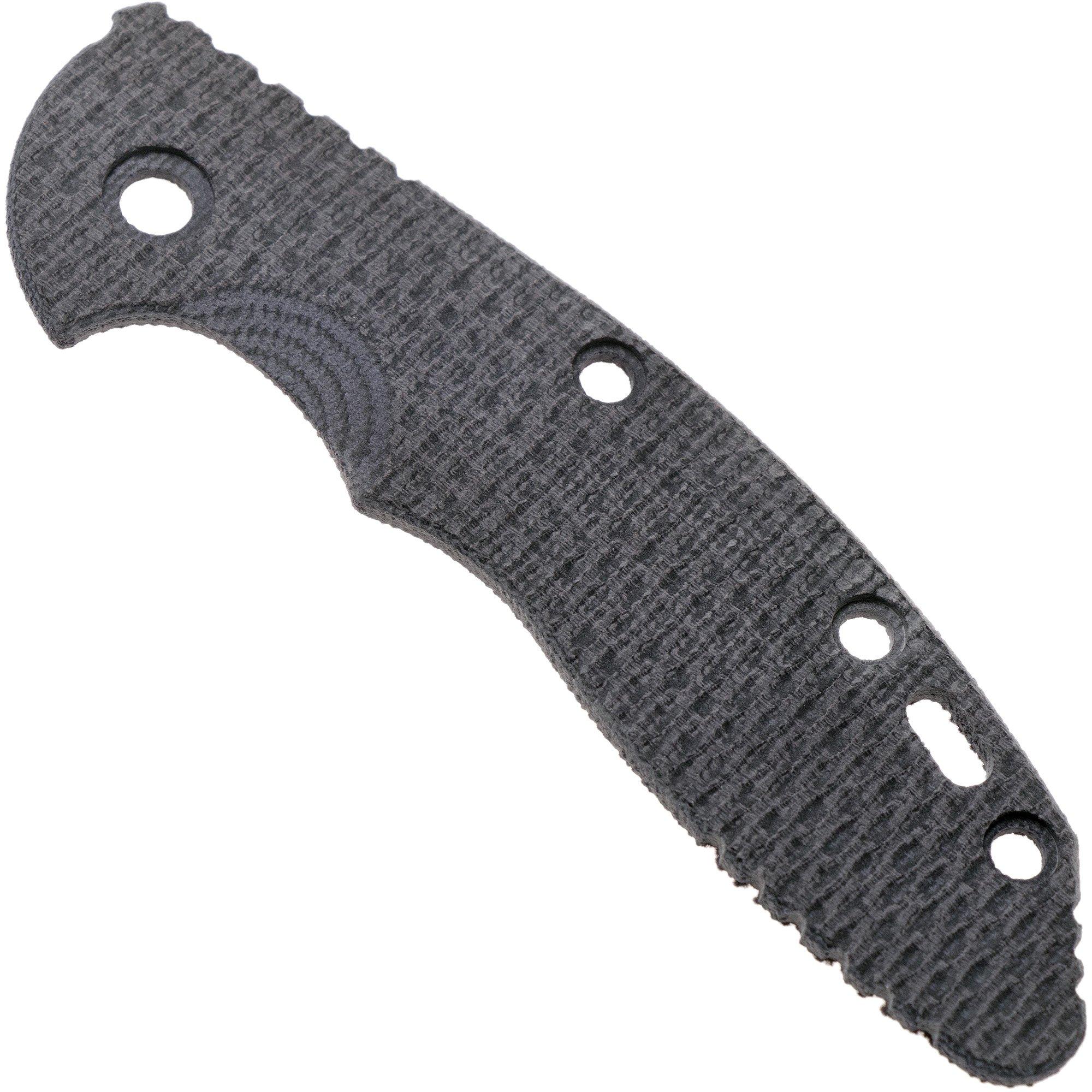 Okładzina Rick Hinderer XM-18 3,5" Textured Black Micarta
