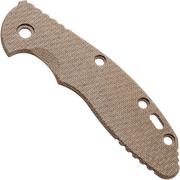 Rick Hinderer XM18 3,5” plaquettes de manche, Natural Canvas Micarta