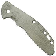 Rick Hinderer XM24 Griffschale, Smooth OD Green Canvas Micarta