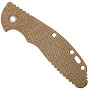 Rick Hinderer XM24 plaquette de manche, Textured Natural Canvas Micarta