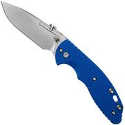 Rick Hinderer XM Slippy 3" Slicer 20CV Blue G10 coltello da tasca slipjoint