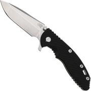 Rick Hinderer XM-18 3.5" Spanto S45N, Stonewashed, Black G10, coltello da tasca