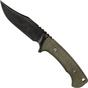 Imagen para Rick Hinderer Ranch Bowie Green Canvas micarta, DLC Stonewashed, cuchillo Bowie