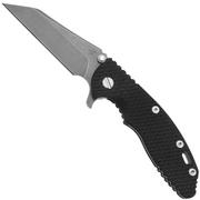 Rick Hinderer XM-18 3.5" S45VN Wharncliffe Fatty Tri-Way Working Finish, Black G10, couteau de poche