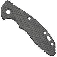 Image pour Rick Hinderer XM-18 3,0” plaquette de manche, Textured Working Finish Titanium