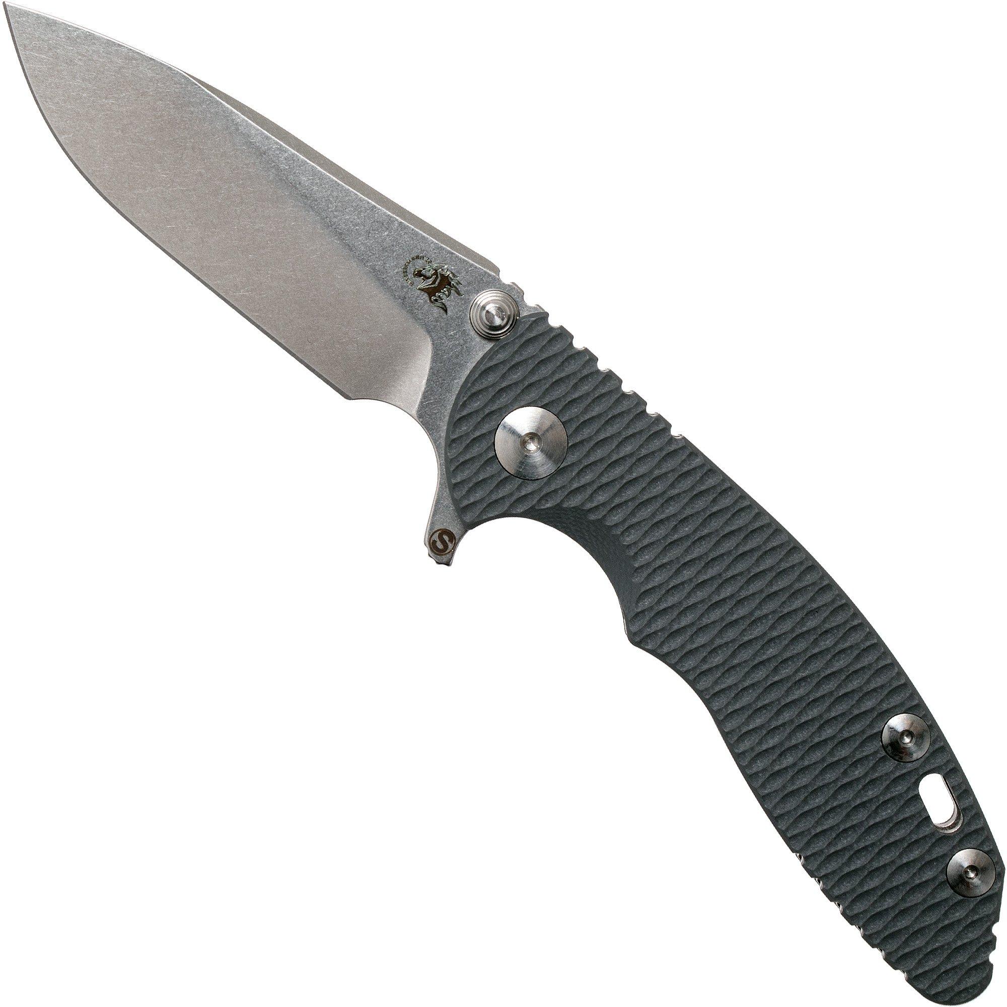 Rick Hinderer XM18 3” Skinny Slicer Linerlock, Grey G10 Taschenmesser