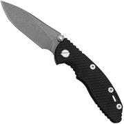 Rick Hinderer XM-18 3.0" Slicer Non-Flipper CPM 20CV Black G10 navalha