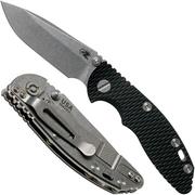 Rick Hinderer XM18 3.0” Spearpoint Non-Flipper CPM 20CV Black G10 coltello da tasca
