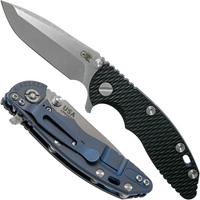 Afbeelding voor Rick Hinderer XM-18 3” Spanto Gen 4 CPM 20CV Black G10, Battle Blue, zakmes