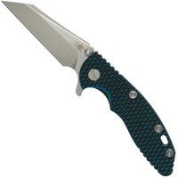 Afbeelding voor Rick Hinderer XM-18 3" Wharncliffe 20CV Stonewash, Battle Blue, Blue Black G10, zakmes