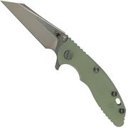 Rick Hinderer XM-18 3" Wharncliffe 20CV Stonewash, Translucent G10, coltello da tasca