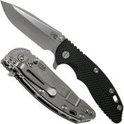 Rick Hinderer XM-18 3.5" Spanto 20CV, Black G10 navalha