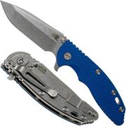 Rick Hinderer XM-18 3.5" Spanto 20CV, blue G10 zakmes