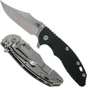 Rick Hinderer XM-18 3.5 Bowie 20CV Stonewash, Black G10 zakmes