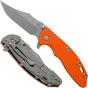 Imagen para Rick Hinderer XM-18 3.5 Bowie 20CV Working Finish, Orange G10 navaja