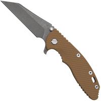 Image for Rick Hinderer XM-18 3.5" Wharncliffe Fatty S45VN, Working Finish Coyote G10 pocket knife