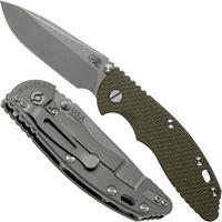 Afbeelding voor Rick Hinderer XM18 3,5” Non-Flipper Spearpoint Working Finish, OD Green G10