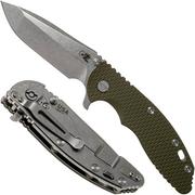 Rick Hinderer XM-18 3.5" Spanto 20CV, od green G10 coltello da tasca