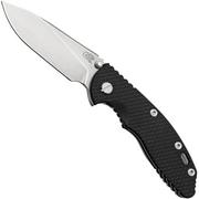 Rick Hinderer XM-18 3.5" Slicer Non-Flipper S45VN Stonewash Black G10, navaja