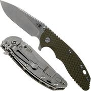 Rick Hinderer XM18 3,5” 20CV Slicer, OD Green G10 couteau de poche