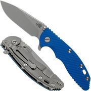 Rick Hinderer XM-18 3,5" Slicer Working Finish, Blue G10