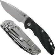 Rick Hinderer XM18 3,5” Non-Flipper Spearpoint, Black G10, 20CV, pocket knife