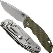 Rick Hinderer XM18 3,5” Non-Flipper Spearpoint, OD Green G10, 20CV, couteau de poche