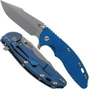 Rick Hinderer XM-18 3.5" Skinny Harpoon Spanto Battle Blue, Blue-Black G10 pocket knife