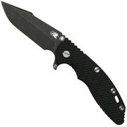 Rick Hinderer XM-18 3.5" Skinny Harpoon Spanto, Battle Black, Black G10, navalha