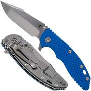 Rick Hinderer XM-18 3.5" Skinny Harpoon Spanto Stonewash, Blue G10 navalha