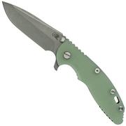 Rick Hinderer XM-18 3.5" Spanto S45VN Stonewash, Battle Bronze, Translucent G10, CPM S45VN pocket knife