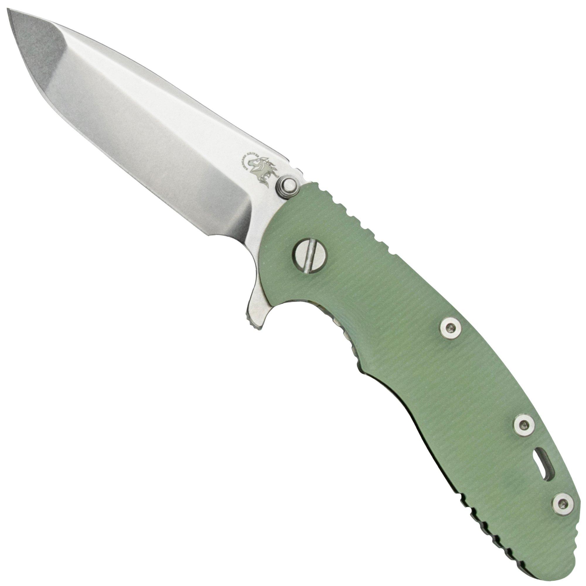 Nóż składany Rick Hinderer XM-18 3.5" Spanto S45VN Stonewash, Translucent G10, CPM S45VN