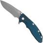 Image for Rick Hinderer XM-18, 3.5" Recurve Tri-way Battle Blue, Blue/Black G10, pocket knife