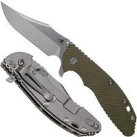 Immagine per Rick Hinderer XM-24 4” Bowie, CPM 20CV, Stonewashed, OD Green G10 coltello da tasca