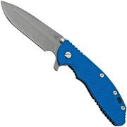 Rick Hinderer XM-24 4.0, S45VN Spanto, Battle Blue, Blue G10, coltello da tasca