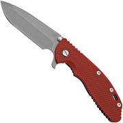 Nóż składany Rick Hinderer XM-24 4.0, S45VN, Spanto Battle Blue, Red G10