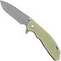 Afbeelding voor Rick Hinderer XM-24 4.0, S45VN Spanto Working Finish, Translucent Green G10, zakmes