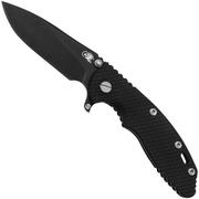 Rick Hinderer XM18 3.5 Skinny Slicer Magnacut Black DLC Black G10, coltello da tasca