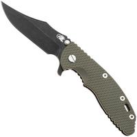 Bild für Rick Hinderer XM-18 3.5, Battle Black CPM MagnaCut Bowie, OD Green G10 Taschenmesser