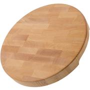 Il Cucinino tabla de cortar redonda de madera de haya de grano fino, 35 cm