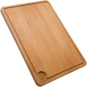 Il Cucinino tabla de cortar con ranura, madera de haya 50x35 cm