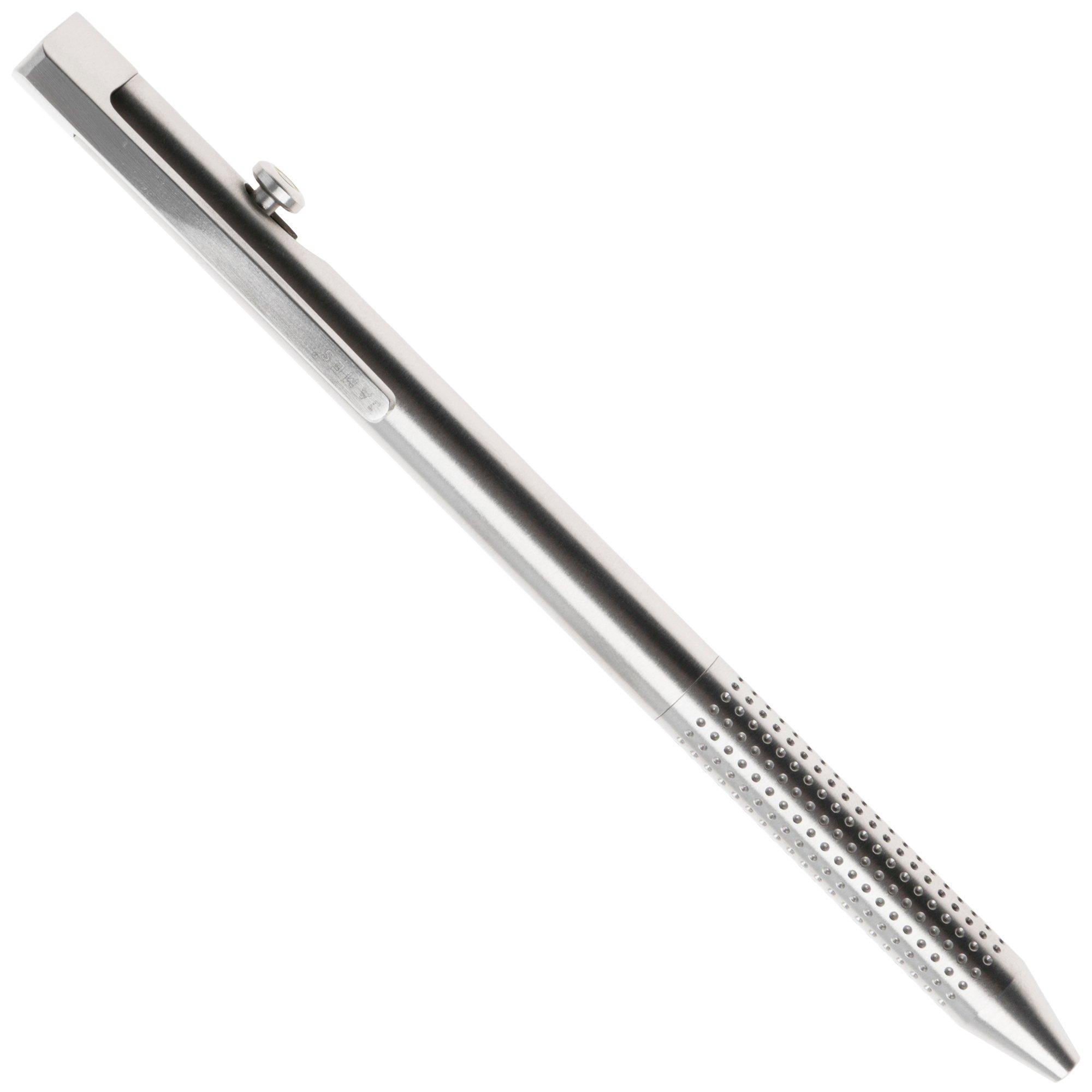 The James Brand The Kent CO322908-10 Silver Stainless Steel, Bolt Action, pen