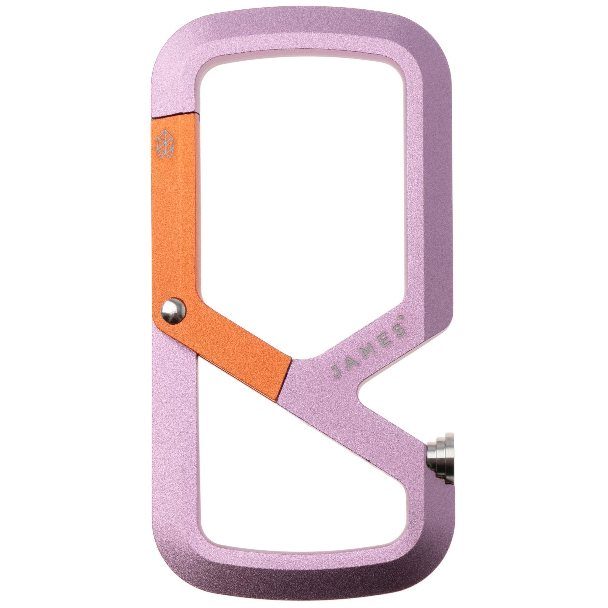 The James Brand The Mehlville Pink Haze, Sherbet ES201803-10 carabiner